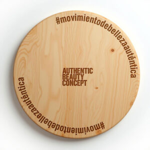 Posavasos de madera ABC
